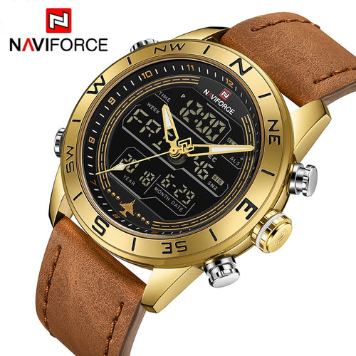brown wrist watch