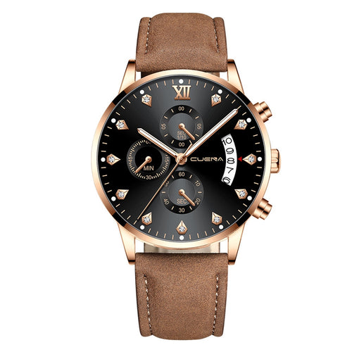 Brown wristwatch