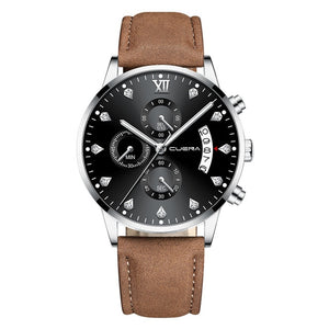 Brown wristwatch