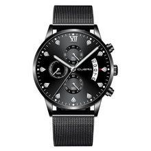 Load image into Gallery viewer, Black wristwatch